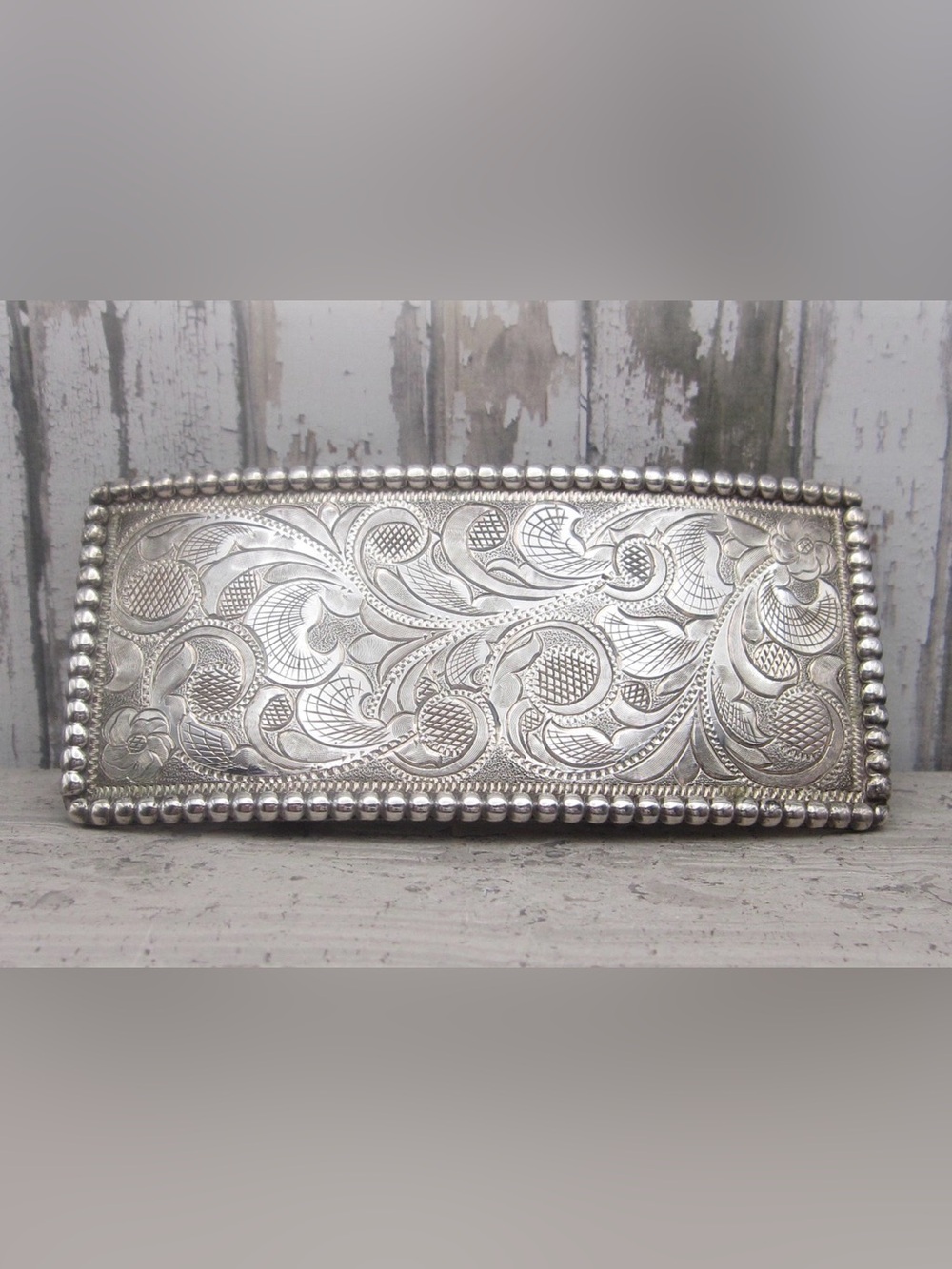 Vintage Sterling Belt Buckle